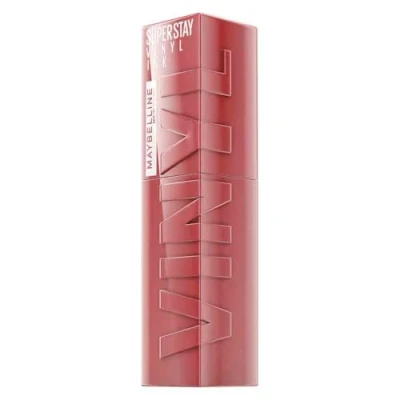 Image of Maybelline New York Lip Colour, Smudge free, Long Lasting up to 16h, Liquid Lipstick, Shine Finish, SuperStay Vinyl Ink, 10 Lippy