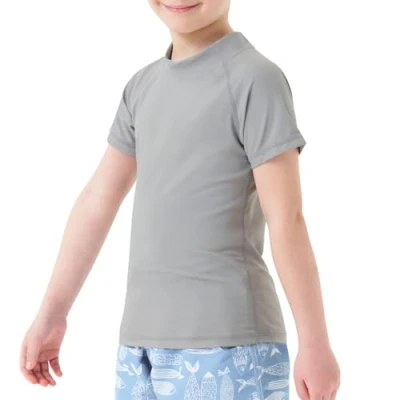 Image of MEETWEE Boy&#039;s Swimsuit Rash Vest Swimming Shirts for Boys Long/Short Sleeve UPF 50+ Sun Protection Guard 5 15 Years
