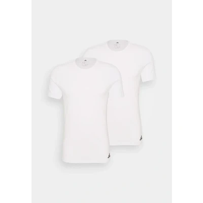 Image of adidas Sportswear CREW NECK 2PACK Undershirt, Men&#039;s, Size: Large, White