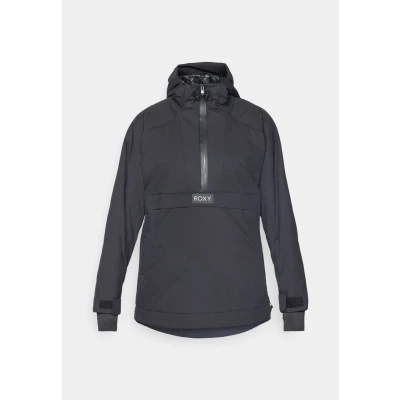 Image of Roxy Radiant Lines Overhead Snowboard jacket, Women&#039;s, Size: Medium, True black