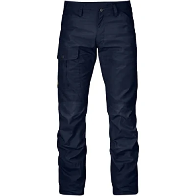 Image of Fjallraven Men&#039;s Hose Nils Trousers, Blue Dark Navy, 52 UK