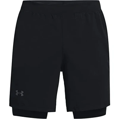 Image of Under Armour Launch 7&#039;&#039; 2N1 Shorts Men&#039;s, S, Black, 1361497