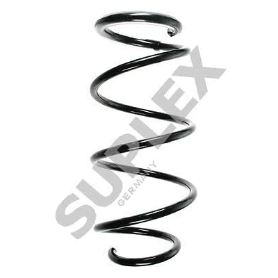 Image of 8200140545 Coil spring SUPLEX 27231 Front Axle with constant wire diameter red RENAULT: Clio 3, Modus / Grand Modus, III Grandtour