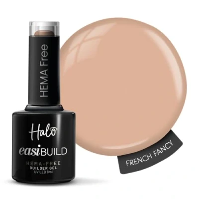 Image of Halo Easibuild Builder Gel 8ml French Fancy UV/LED For Nails, Natural Growth &amp; Nail Strengthener. Hema Free Art Professional Manicure Repair