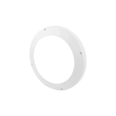 Image of Metal Housing Circular Bulkhead Ring White Ovia