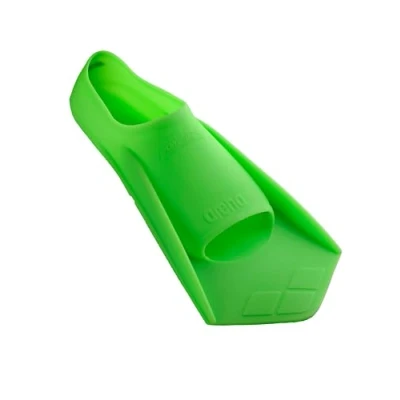 Image of arena Powerfin Swimming Pool Training Fins, Adult 100% Silicone Comfortable Short Champagne