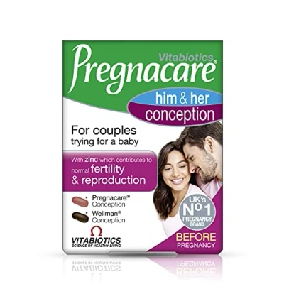 Image of Pregnacare Conception, Fertility and Reproductive Health Support for Couples (for Men Woman) Trying a Baby