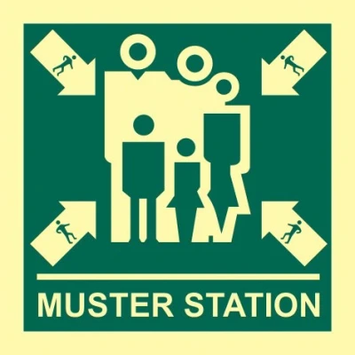 Image of Spectrum Industrial Muster Station Photolum (150 x 150mm)