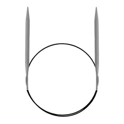 Image of Prym Circular Knitting Needle, Aluminium, Grey, 6 mm