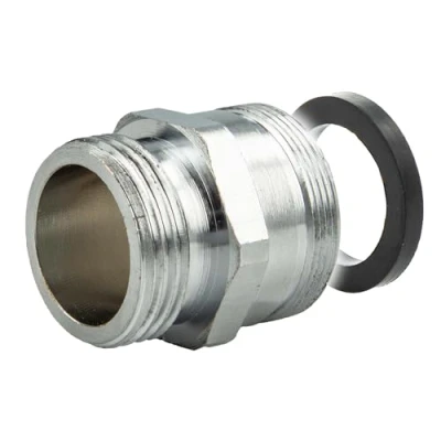 Image of Tecuro, Mixing Nozzle M28 x 1, Adapter for Garden Hose, Chrome