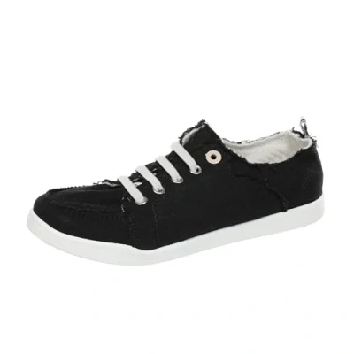 Image of Vionic Women&#039;s Pismo Sneaker, Black Fabric, 3 UK