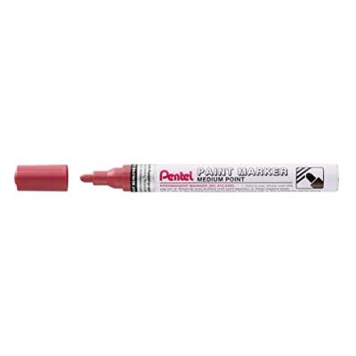 Image of Pentel MMP10 Paint Marker, 4.5mm Medium Bullet Tip, Metallic Pearl Red ink (One Pen)