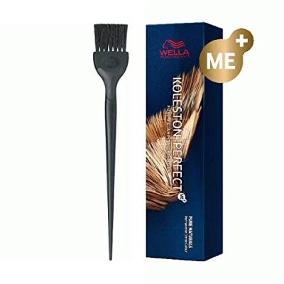 Image of Wella Koleston Perfect Me+ Pure Naturals 7/03 Medium Natural Gold Blonde 60ml and Color Brush