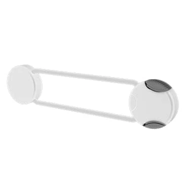 Image of Fred Home Safety Multi Purpose Block Childproof Cupboards, Drawers, and Fridge Freezers Includes 1 Adhesive Baby Lock White Grey 2021