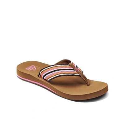 Image of Reef Women&#039;s Spring Woven Flip Flop, Smoothie Stripe, 4 UK