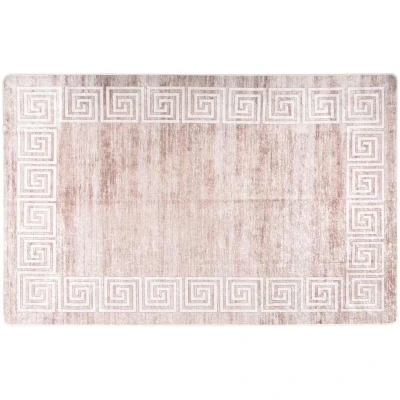 Image of vidaXL Rug Washable 160x230 cm Beige Anti Slip