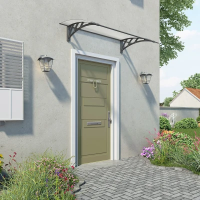 Image of Palram Canopia Neo 1350 Grey Twinwall Door Canopy