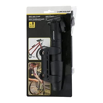 Image of DUNLOP Travel Bike Mini Pump Black With Adaptor