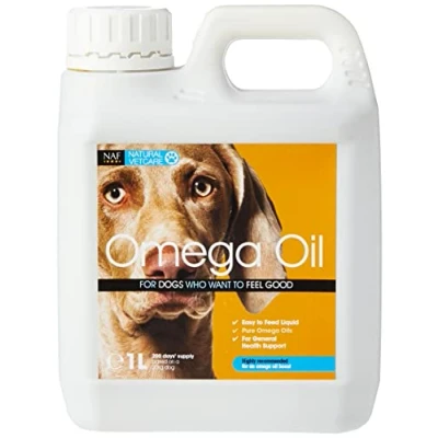Image of Natural VetCare Veterinary Strength Omega Oil Dog Supplement, 1000 ml, NVC225.1000