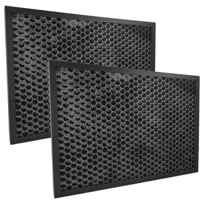 Image of vhbw 2 x Air Filters Compatible with DeLonghi AC 230 Purifier Combination Filter HEPA + Activated Carbon