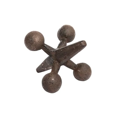 Image of Creative Co Op CG4322 Retro Decorative Cast Iron Jack, Rust