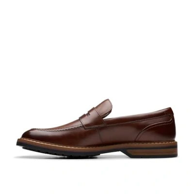 Image of Clarks Aldwin STEP Slipons, Men&#039;s, Size: 10.5, Mid tan Leather
