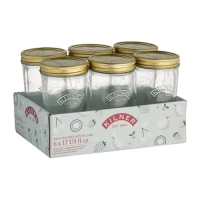 Image of Kilner Clip Top Round 2Ltr (4 Pack)