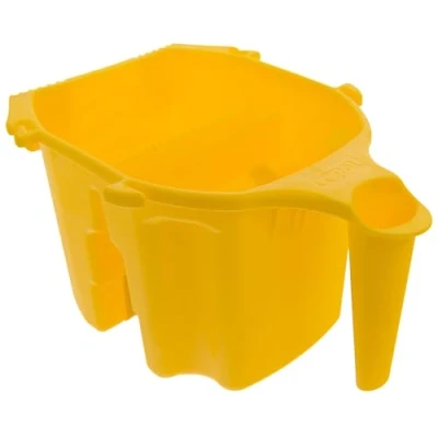 Image of Coral 73620 Paintwiz 1.25 Litre Paint Kettle Pail Twin Section Centre Support for Mini Rollers and Brushes