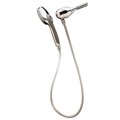 Image of Culligan S H200 C Hand Held Showerhead with Magnetic Base and Filter, 10,000 Gallon, Brushed Chrome
