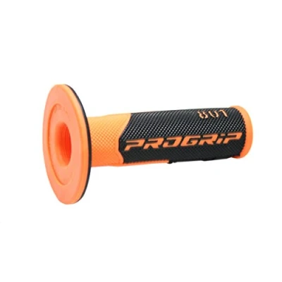 Image of Progrip Grips Pa080100AF02 Motocross 801 Fluorescent Orange/Black
