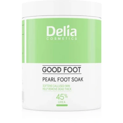 Image of Delia Cosmetics Good Foot Pearl Bath Nourishes and Smoothes Relaxes Removes Dead Skin Prepares for Pedicure Further Care Forget About Dry Rough 250g