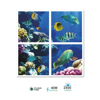 Image of Ener J Marine LED Panel 3D version, 60x60cms, 40W