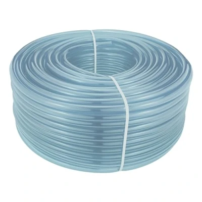 Image of 5m Length Clear Transparent PVC Hose 10mm internal 13mm External Flexible tubing for air,Gas,Oil and Water,Suitable Aquariums