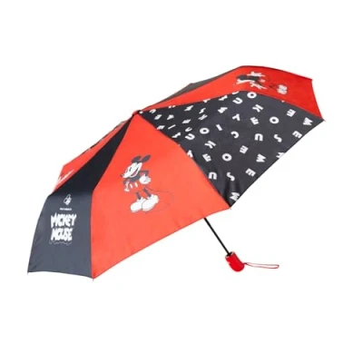 Image of Grupo Erik Disney Umbrella Lightweight, Foldable &amp; Compact With Cover, Travel Umbrella, Kids Mickey Mouse Gifts, Gifts