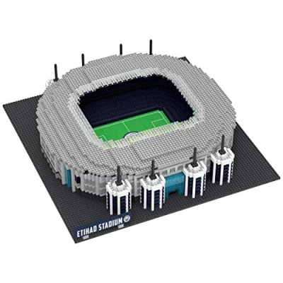 Image of FOCO Premier League Football Manchester City Etihad Stadium BRXLZ Construction Building Toy 3D One