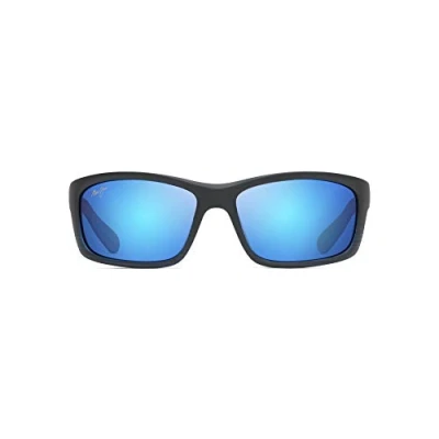 Image of Maui Jim Kanaio Coast Sunglasses, Men&#039;s, Size: One Size, Matte blue