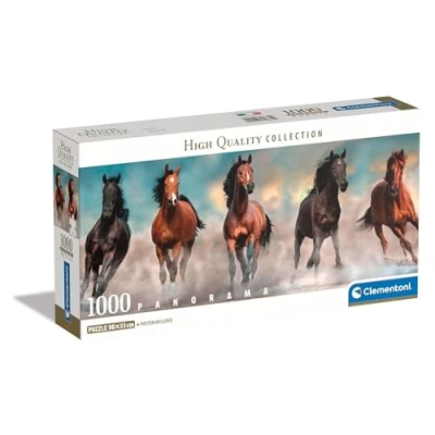 Image of Clementoni Jigsaw Puzzle Collection Cheviot 1000 Pieces Poster Included, For Adults 14 99 Years, Gift Men/Women, Horse, Animal, Made In Italy, 39875