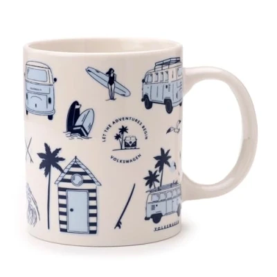 Image of Puckator VW Volkswagen T1 Camper Bus Explore More Porcelain Tea Coffee Mug Funny Home Accessories Cute Gifts for Girlfriend Large Mugs Men Women Hot Drinks Cups Presents Secret Santa Gift