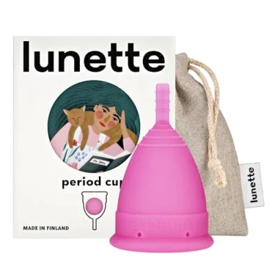 Image of Lunette Reusable Menstrual Cup Pink Model 2 for Normal or Heavy Flow Special Edition
