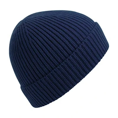 Image of Beechfield B380 Engineered Knit Ribbed Beanie Oxford Navy