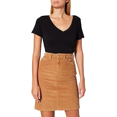 Image of Tommy Hilfiger Straight Cord HW Skirt