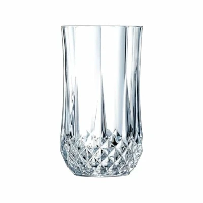 Image of Eclat Cristal D&#039;Arques Longchamp Hiball Glass, Crystal, 36 cl, Pack of 6