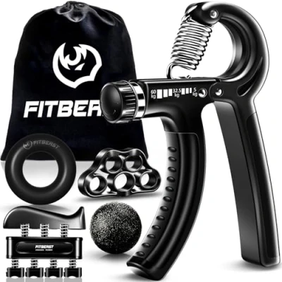Image of FitBeast Grip Strengthener Forearm Hand Grips Kit 5 Pack Adjustable Resistance