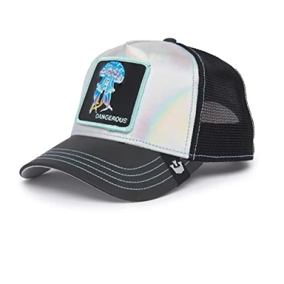 Image of Goorin Bros. The Farm Deep Sea Collection Unisex Trucker Cap, Silver (Go Away), One Size