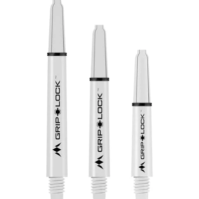 Image of Mission Darts GripLock Dart Shafts Tough Durable Nylon Stems Tweenie, White, 1 Set of 3 (S1065)