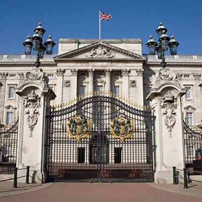 Image of ReallyWildCards Buckingham Palace Greeting Card with National Anthem Sound.,Multi colour,Card Size: 15cm x15cm