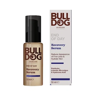 Image of BULLDOG SKINCARE End Of Day Recovery Serum for Men Reduce fine lines &amp; Hydrate 60 ml