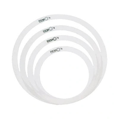 Image of REMO RO 0244 00 Rem O Ring Set 4 Pieces 1 x 10&quot;&quot;, 12&quot;&quot;, and 2 14&quot;&quot; for Tom, Snare, Floortom&quot;