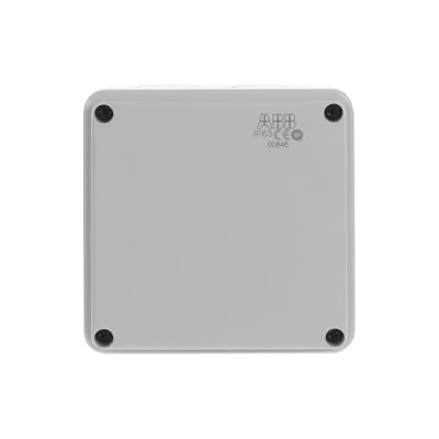 Image of ABB IP55 Junction Box Waterproof Electric Cable Connector Unit Shockproof Adaptable Indoor/Outdoor 100 x 50mm