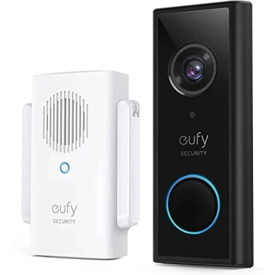 Image of eufy security Video Doorbell Wireless 2K (Battery Powered) with Chime, No Monthly Fee, On Device AI for Human Detection, 16GB Local Storage, Simple Self Installation(Renewed)